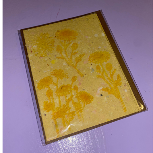 All Yellow - Greeting Card