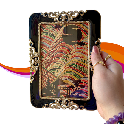 Rainbow Peace - Scrapbook Framed Art