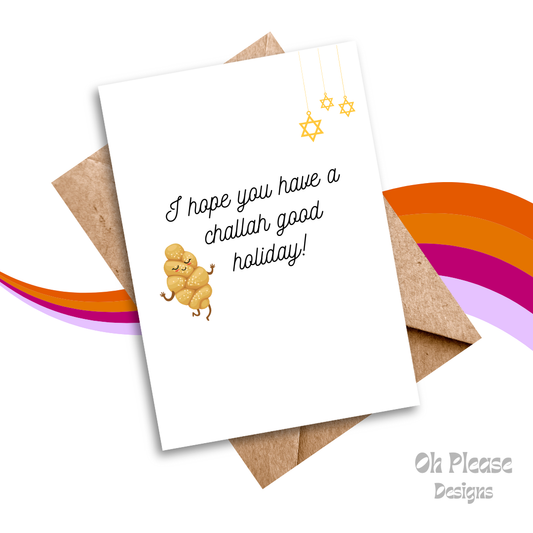 Challah Holiday - Greeting Card
