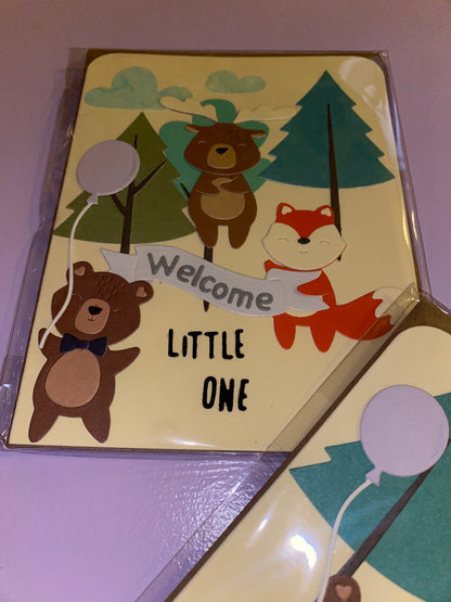 Welcome Little One - Greeting Card